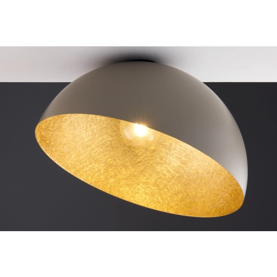 Plafon kopuła taupe złoty Sigma Lighting SFERA 50 41519 Sigma