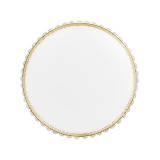 Plafon sufitowy glamour MAGIA 40 cm - złoty szczotkowany, kryształy K9 ST-D8801C-R40-MAGIA Step into design