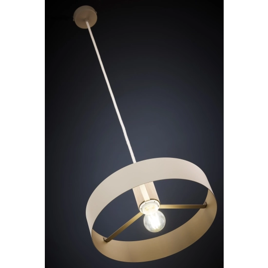 RIF WOOD 1 L ciepły beż 41870 lampa wisząca drewno naturalne jasne Sigma