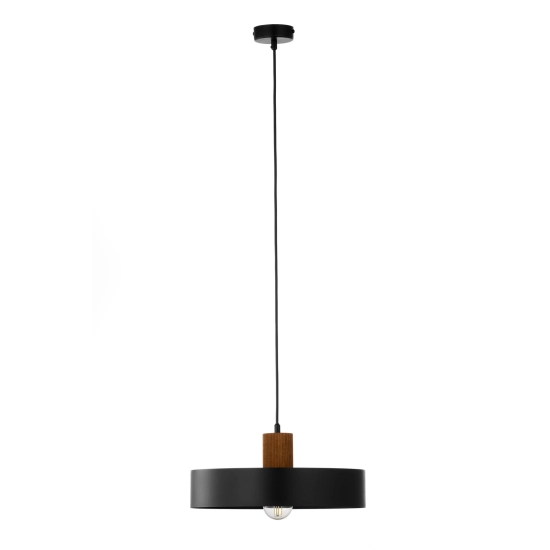 RIF WOOD 1 L czarny 41860 lampa wisząca drewno naturalne jasny brąz Sigma - zdjęcie produktu