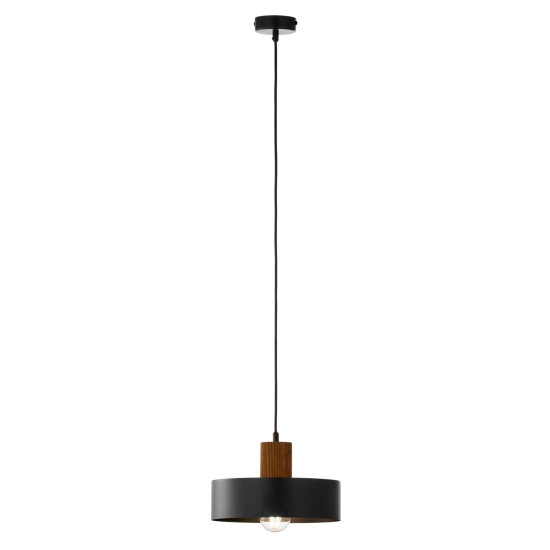 RIF WOOD 1 M czarny 41859 lampa wisząca drewno naturalne jasny brąz Sigma - zdjęcie produktu