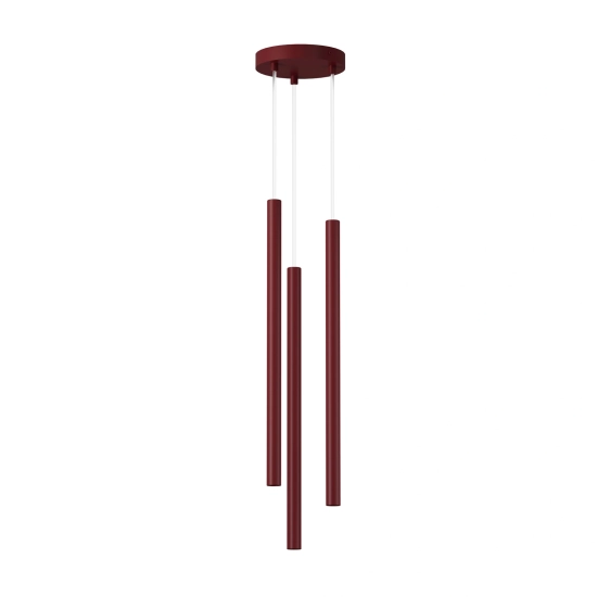 Lampa wisząca SOPEL 3 koło 41831 bordowy RAL 3005 Sigma - zdjęcie produktu