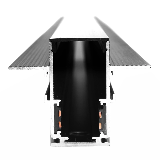 Szyna magnetyczna podtynkowa czarna LL-20A 200cm 457DL DOMENO LIGHTING - zdjęcie dodatkowe 2