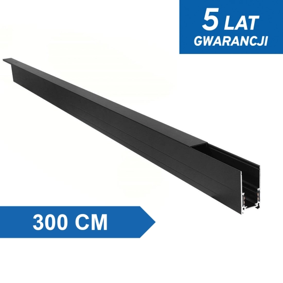 Szyna Magnetyczna LL-20B Natynkowa 300cm czarna 1186DL DOMENO LIGHTING - zdjęcie produktu
