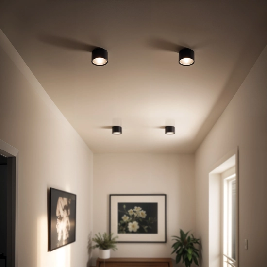 Tuba GX53 natynkowa czarna CY-27 1168DL DOMENO LIGHTING - zdjęcie dodatkowe 3
