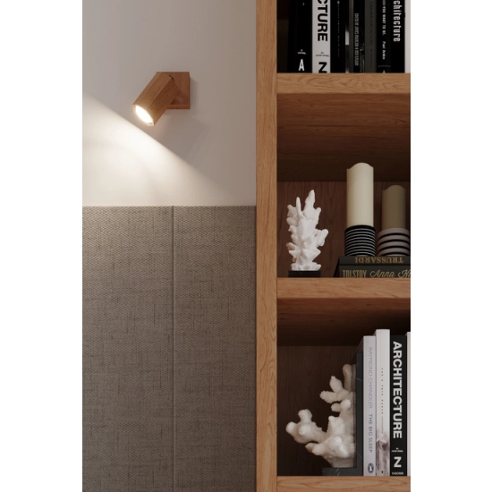 kinkiecik.pl Kinkiet ZEKE dąb SL.1028 SOLLUX LIGHTING