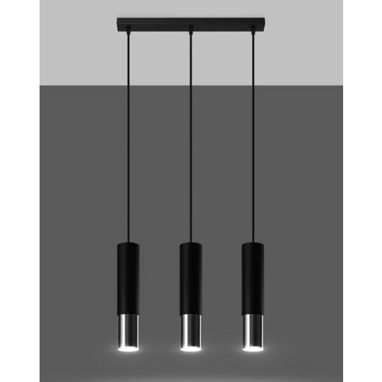 kinkiecik.pl Lampa wisząca LOOPEZ 3L SL.0942 SOLLUX LIGHTING
