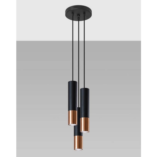 kinkiecik.pl Lampa wisząca LOOPEZ 3P SL.0949 SOLLUX LIGHTING