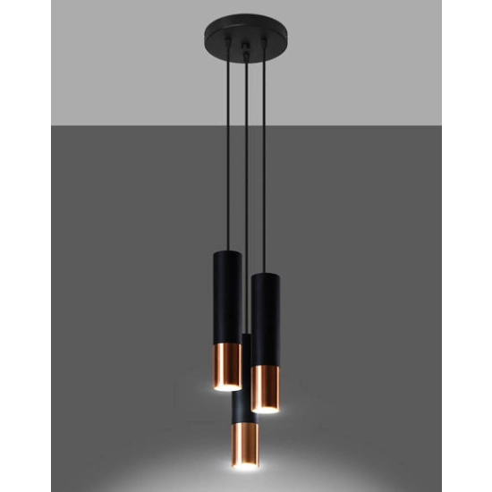 kinkiecik.pl Lampa wisząca LOOPEZ 3P SL.0949 SOLLUX LIGHTING