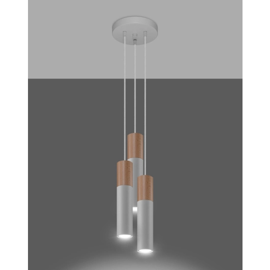 kinkiecik.pl Lampa wisząca PABLO 3P SL.1013 SOLLUX LIGHTING