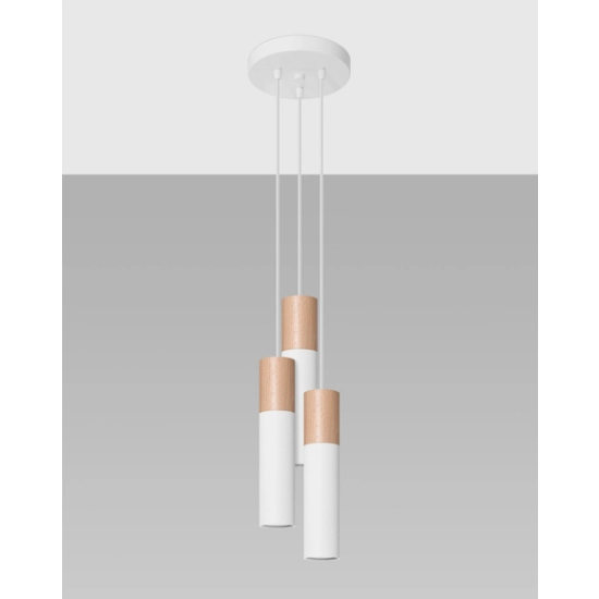 kinkiecik.pl Lampa wisząca PABLO 3P SL.1013 SOLLUX LIGHTING