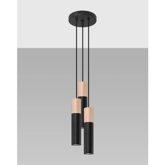 kinkiecik.pl Lampa wisząca PABLO 3P SL.1014 SOLLUX LIGHTING