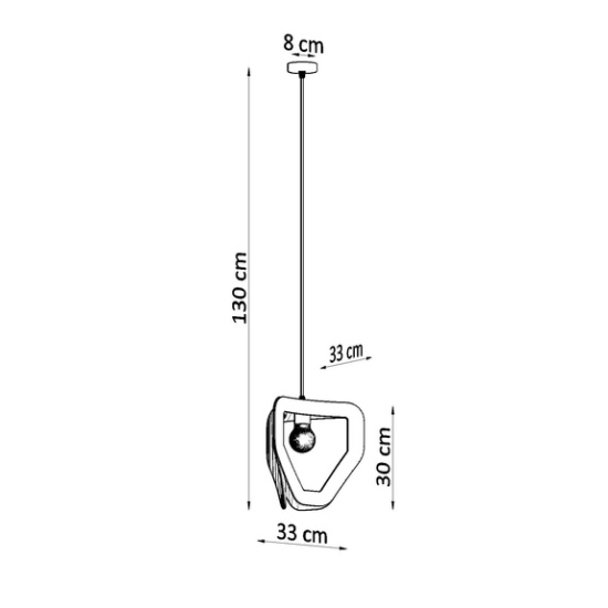kinkiecik.pl Lampa wisząca TRES SL.0929 SOLLUX LIGHTING
