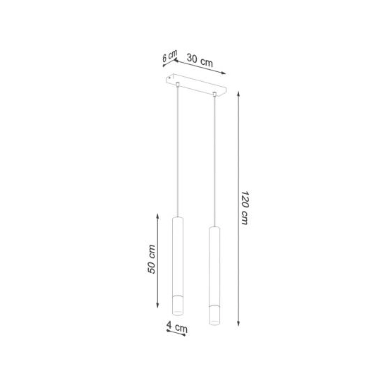 kinkiecik.pl Lampa wisząca WEZYR 2 SL.0961 SOLLUX LIGHTING