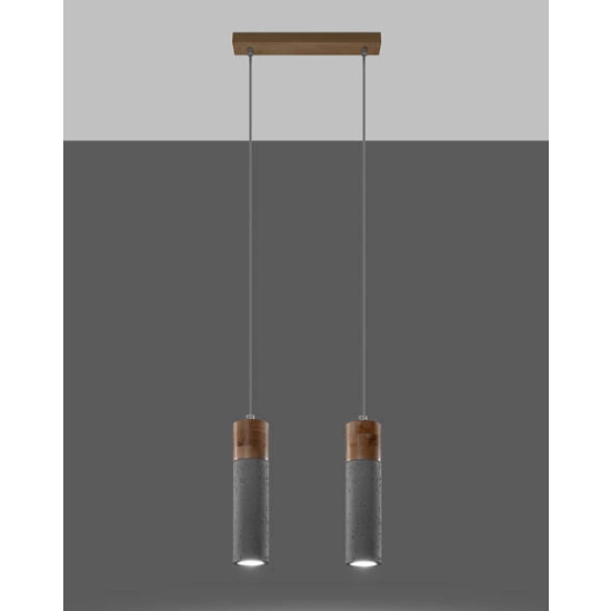 kinkiecik.pl Lampa wisząca ZANE 2 SL.0966 SOLLUX LIGHTING