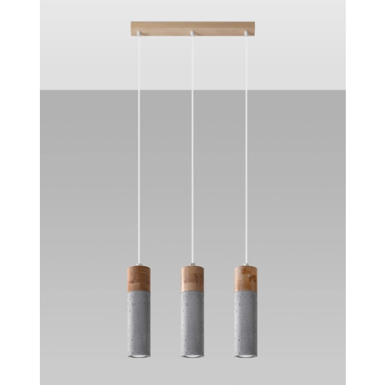 kinkiecik.pl Lampa wisząca ZANE 3 SL.0967 SOLLUX LIGHTING
