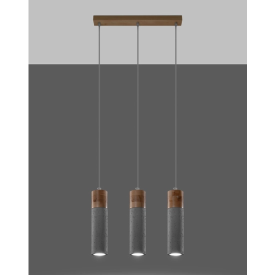 kinkiecik.pl Lampa wisząca ZANE 3 SL.0967 SOLLUX LIGHTING
