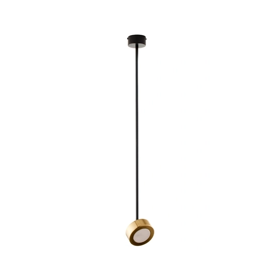 Lampa wisząca reflektor nowoczesna BAR 1 M czarny_złoty mosiądzowany 41643 wys.82cm cm Sigma - zdjęcie produktu