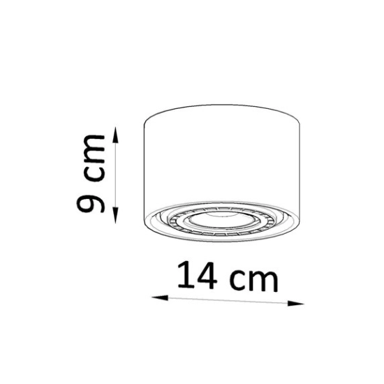 kinkiecik.pl Plafon BASIC 1 SL.0881 SOLLUX LIGHTING