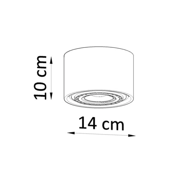 kinkiecik.pl Plafon BASIC 1 SL.0913 SOLLUX LIGHTING