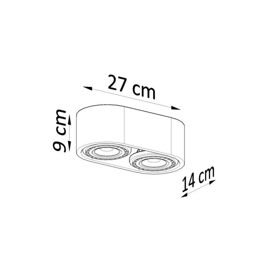 kinkiecik.pl Plafon BASIC 2 SL.0882 SOLLUX LIGHTING