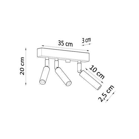 kinkiecik.pl Plafon EYETECH 3 SL.0899 SOLLUX LIGHTING