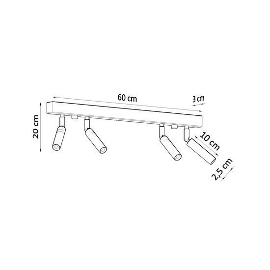 kinkiecik.pl Plafon EYETECH 4 SL.0905 SOLLUX LIGHTING