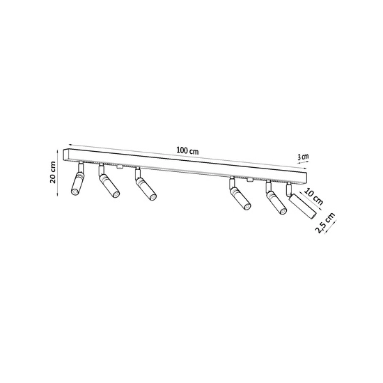 kinkiecik.pl Plafon EYETECH 6 SL.0906 SOLLUX LIGHTING