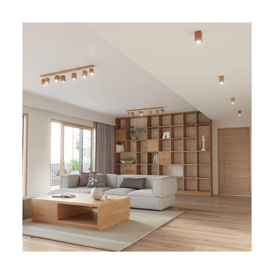 kinkiecik.pl Plafon KEKE 2 dąb SL.1036 SOLLUX LIGHTING