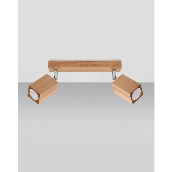 kinkiecik.pl Plafon KEKE 2 dąb SL.1036 SOLLUX LIGHTING