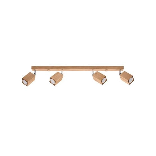 kinkiecik.pl Plafon KEKE 4 dąb SL.1038 SOLLUX LIGHTING