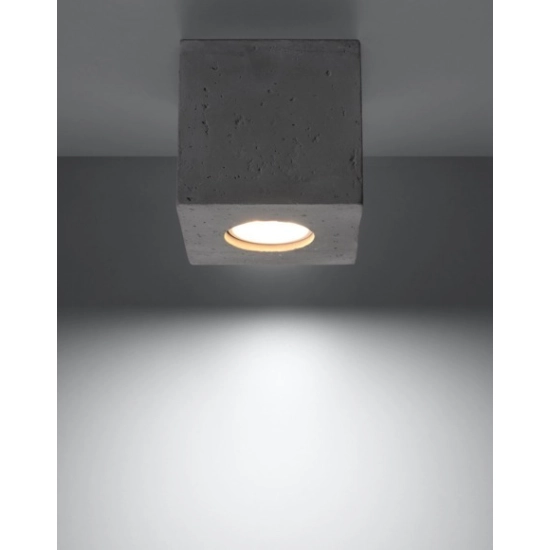 kinkiecik.pl Plafon QUAD beton SL.0489 SOLLUX LIGHTING