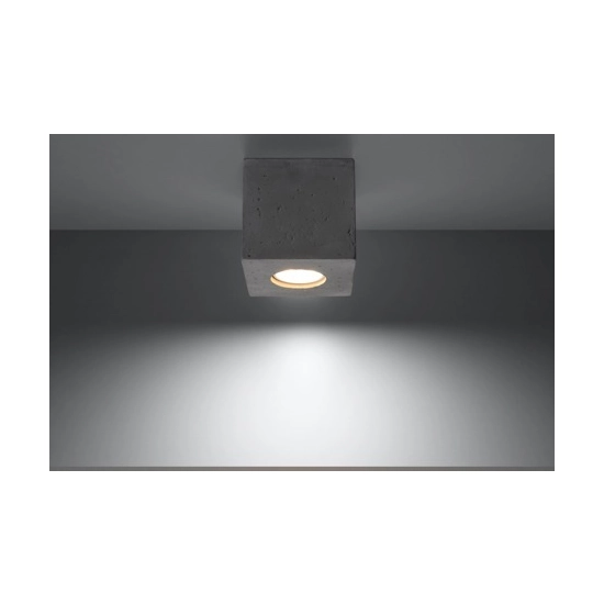 kinkiecik.pl Plafon QUAD beton SL.0489 SOLLUX LIGHTING