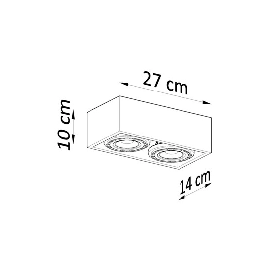 kinkiecik.pl Plafon QUATRO 2 SL.0916 SOLLUX LIGHTING