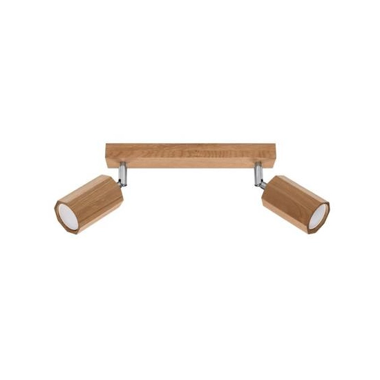 kinkiecik.pl Plafon ZEKE 2 dąb SL.1029 SOLLUX LIGHTING