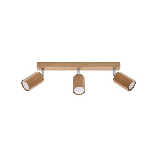 kinkiecik.pl Plafon ZEKE 3 dąb SL.1030 SOLLUX LIGHTING