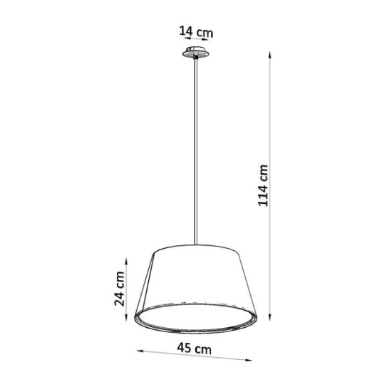kinkiecik.pl Lampa wisząca CONO 45 SL.0829 SOLLUX LIGHTING