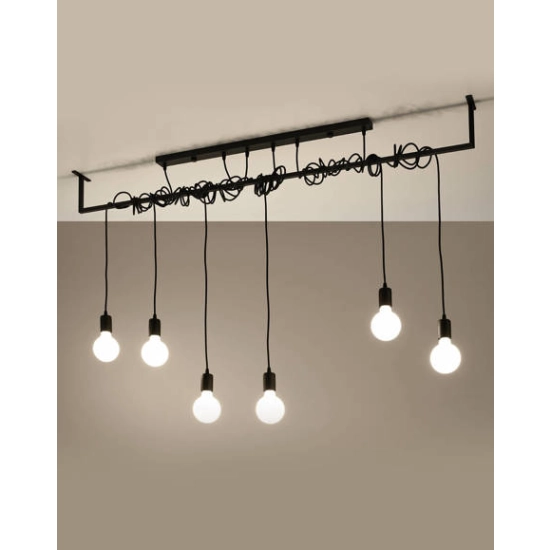 kinkiecik.pl Lampa wisząca SALAMANCA 6 SL.0896 SOLLUX LIGHTING