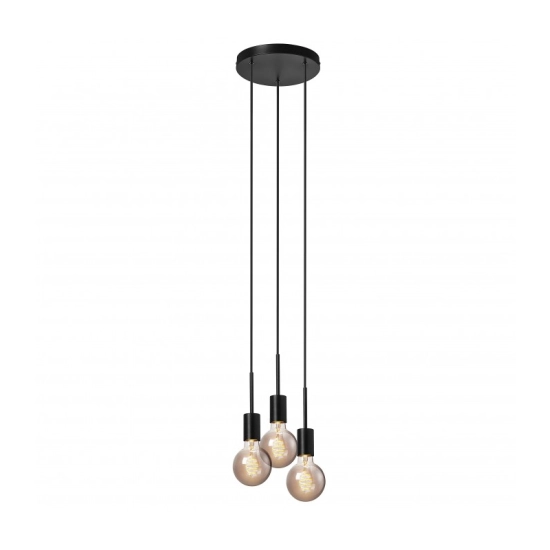 kinkiecik.pl Lampa wisząca czarna potrójna PACO 2112063003 Nordlux