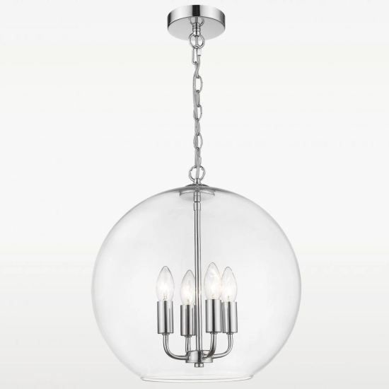Lampa wisząca Prague - P04974CH CosmoLight - zdjęcie dodatkowe 1