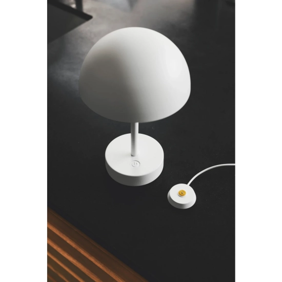 Przenośna lampa akumulatorowa Ellen To-Go IP44, Nordlux, biała 2418015001