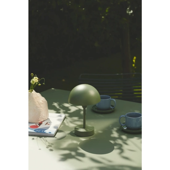Przenośna lampa akumulatorowa Ellen To-Go IP44, Nordlux, oliwkowa 2418015023