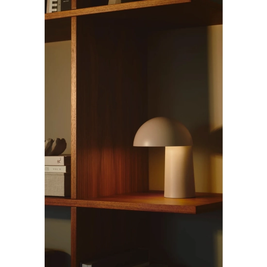 Przenośna lampa stołowa Faye - DFTP, Moodmaker™, port USB, beżowa 2420155009