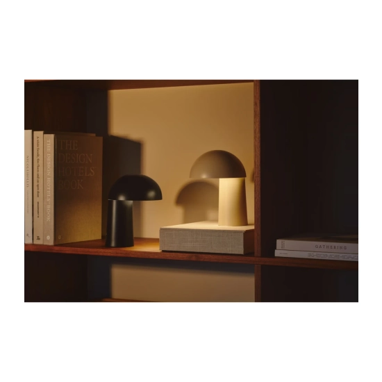 Przenośna lampa stołowa Faye - DFTP, Moodmaker™, port USB, beżowa 2420155009
