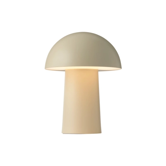 Przenośna lampa stołowa Faye - DFTP, Moodmaker™, port USB, beżowa 2420155009