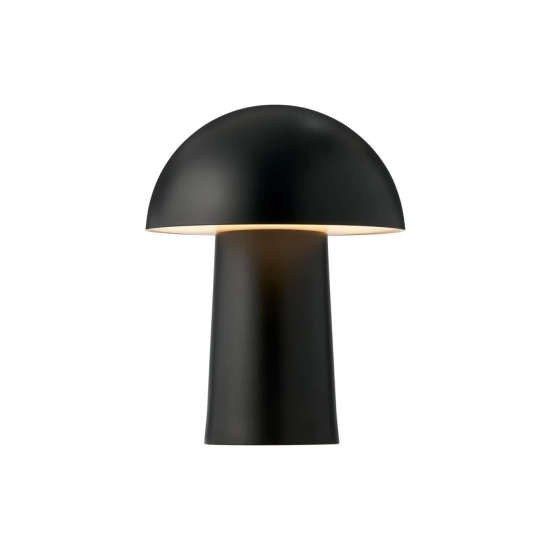 Przenośna lampa stołowa Faye - DFTP, Moodmaker™, port USB, czarna 2420155003