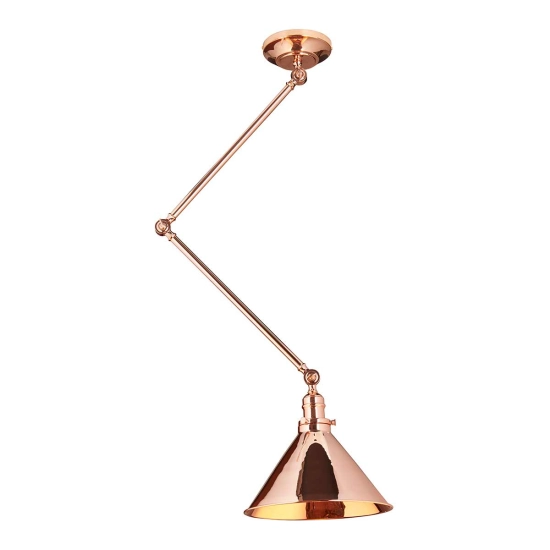 Lampa sufitowa/ścienna Provence – 1 źródło światła – Polerowana miedź PV-GWP-CPR Elstead Lighting