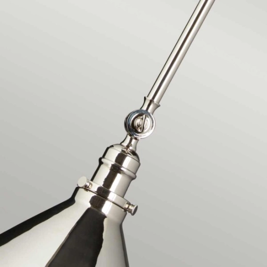 Lampa sufitowa/ścienna Provence – 1 źródło światła – Polerowany nikiel PV-GWP-PN Elstead Lighting