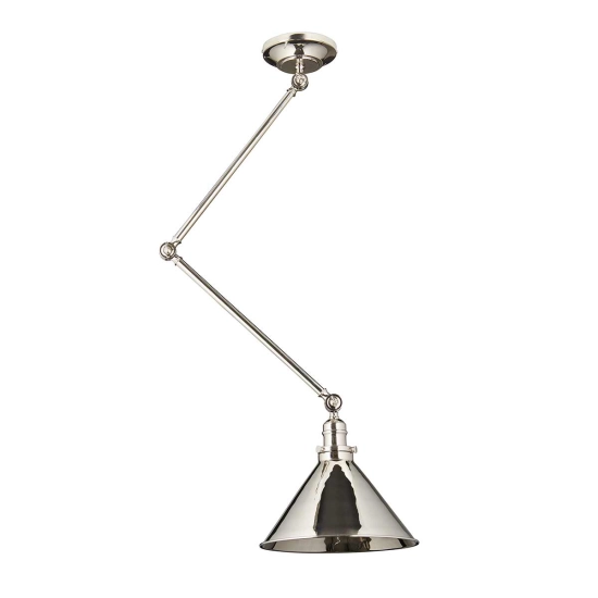 Lampa sufitowa/ścienna Provence – 1 źródło światła – Polerowany nikiel PV-GWP-PN Elstead Lighting