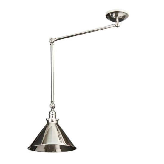 Lampa sufitowa/ścienna Provence – 1 źródło światła – Polerowany nikiel PV-GWP-PN Elstead Lighting